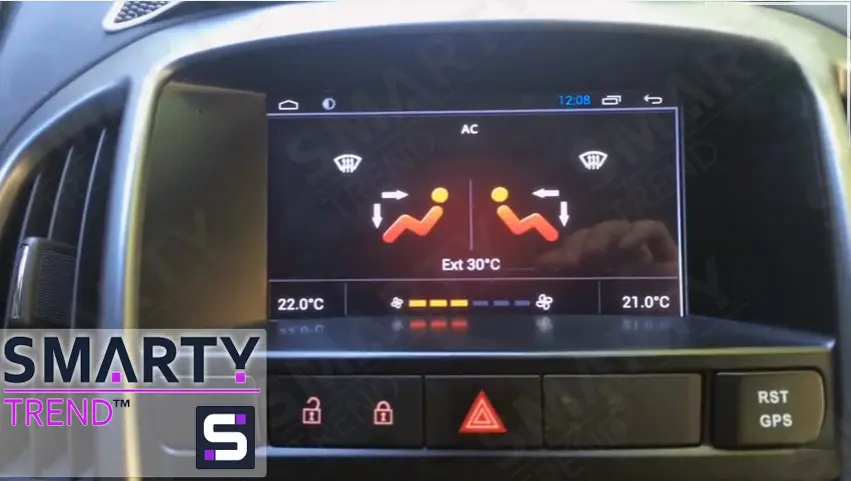 The SMARTY Trend head unit for Opel Astra J
